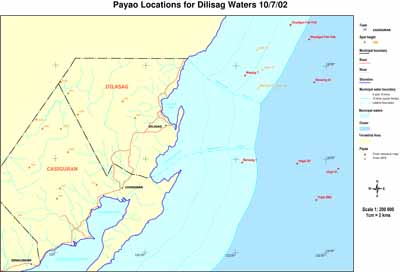 [picture of Payao Locations in Dilisag Waters map]